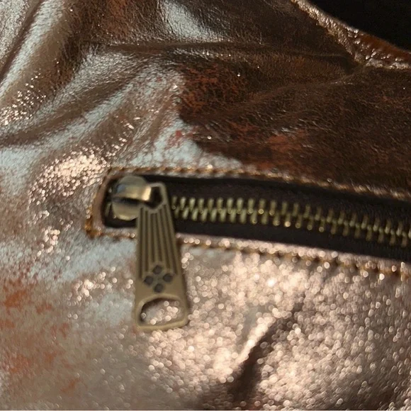 Patricia Nash Multi Metallic Bronze Shoulder Bag